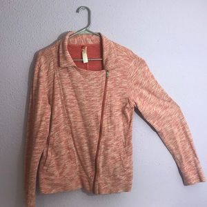 A reddish pink jacket!